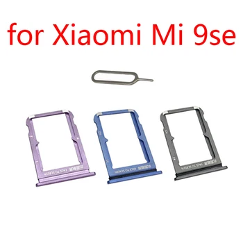 Адаптер для лотка для SIM-карт для XIAOMI Mi 9 se 9se, оригинальный корпус мобильного телефона, Новый чип, слот для держателя SIM-карты Micro SD + инструменты