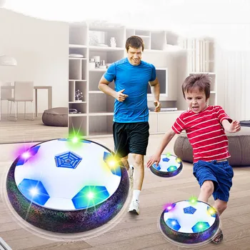 Электрический Плавающий футбольный мяч Для детей, парящая футбольная игрушка, светодиодный мигающий футбольный мяч, детские спортивные игры на открытом воздухе в помещении, Игрушка для мальчика