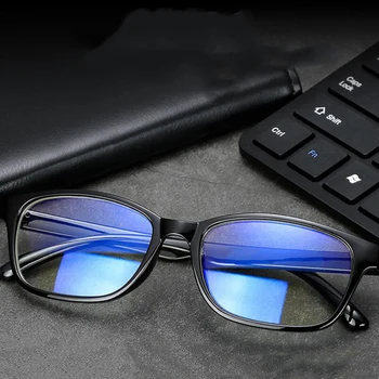 Очки в ретро-оправе с защитой от синего излучения, Компьютерные очки для мужчин и женщин, Сверхлегкие синие светозащитные очки, Очки Унисекс