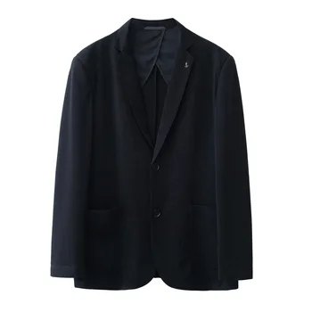5615-2023, осенне-зимний новый продукт, мужской костюм, деловой, повседневный, простой, в сетку, с одним западным пиджаком, мужское верхнее пальто