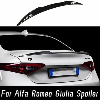 Для 2017-2022 Alfa Romeo Giulia 4-Дверный Седан Задний Багажник Крышка Багажника Спойлер Крылья M4 Стиль Аксессуары Для Тюнинга Экстерьера Автомобиля