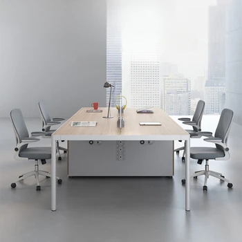 Рабочий стол для клерка, офисный стол, современная простота, комбинированный офисный стол, коммерческая одноместная мебель Escritorio QF50OD