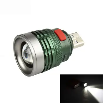 Портативный светодиодный фонарик, перезаряжаемый через USB, супер яркий, дальнобойный, сильный свет, рабочий светильник из алюминиевого сплава, лампа-факел