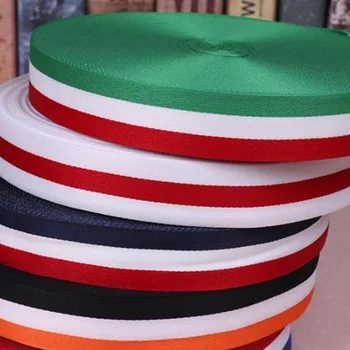 Высококачественная полиэстеровая полосатая кепка с лентой, декоративная лента с окантовкой, тканевая полоска, одежда 