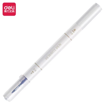 Стираемая карбоновая ручка Deli Подходит для стираемой ручки для коррекции синих чернил, Школьные принадлежности, Канцелярские принадлежности