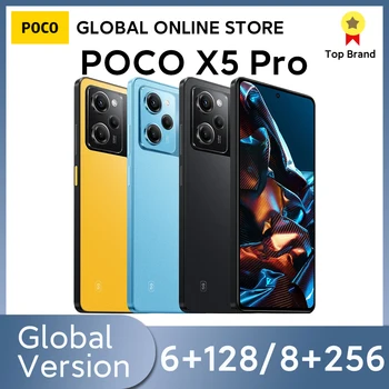 Глобальная версия POCO X5 Pro 5G 6GB 128GB/8GB 256GB Snapdragon 778G 120Hz Flow AMOLED DotDisplay 108MP 67W NFC Оригинал