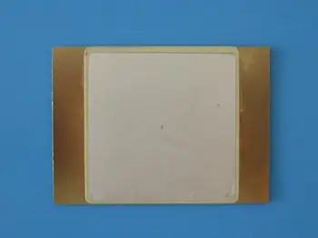 Параллельный Прямоугольный Биморфный Пьезоэлектрический лист для выработки электроэнергии Керамический: 50 мм x 50 мм Подложка: 70 мм x 50 мм
