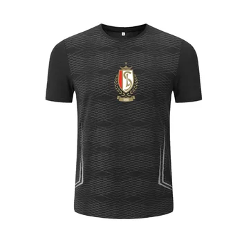 Летняя мужская повседневная спортивная футболка для красивых мальчиков, быстросохнущая толстовка на заказ, бесплатная доставка, бельгийские городские футбольные команды