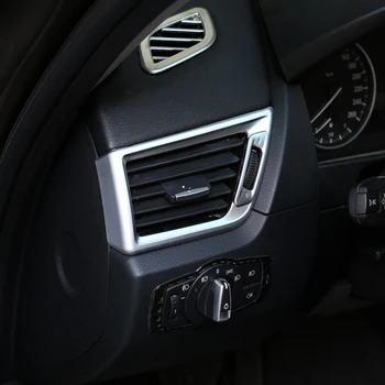 ABS Хром для BMW X1 E84 2011-2015 Автомобильный боковой Кондиционер вентиляционная рамка отделка Аксессуары 2 шт.
