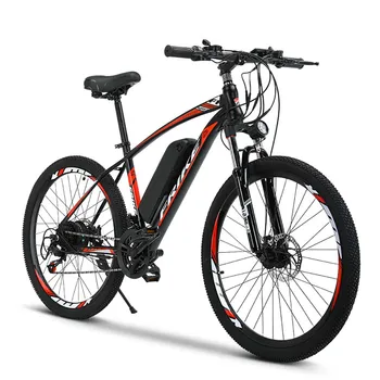 26-дюймовый Электрический велосипед Горный велосипед с переменной скоростью, литиевая батарея, внедорожный дисковый тормоз, амортизация, Удобный
