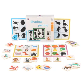 Радужные игрушки-головоломки Монтессори Геометрической формы, игра на подбор, Обучающие игрушки для детей дошкольного возраста, учебные пособия, Подарок