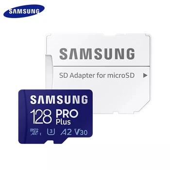Новая Карта памяти Samsung PRO Plus microSD TF 128 ГБ 256 ГБ 512 ГБ 160 МБ/с. C10 U3 V30 Micro SD SDXC Видеотелефон 4K