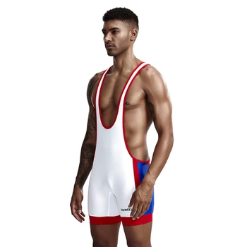 Сексуальный мужской комбинезон, велосипедный костюм, мужской костюм для бодибилдинга, борьбы, тяжелой атлетики