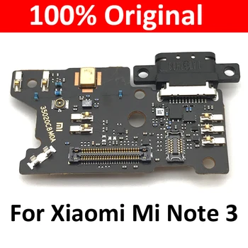 100% Оригинальное зарядное устройство PCB Flex для Xiaomi Mi Note 3 Note3 Разъем USB-порта док-станция для зарядки ленточного кабеля