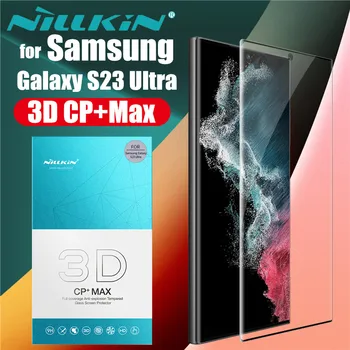Для Samsung Galaxy S23 Ультра Стекло NILLKIN 3D CP + Max Антивзрывное Закаленное Стекло Для Samsung S23Ultra Защитная Пленка для экрана