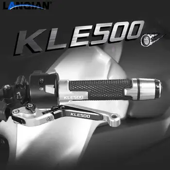 Для Yamaha KLE500 Аксессуары для мотоциклов Алюминиевые Рычаги Тормозной системы Сцепления Рукоятки на руле KLE 500 1991-2007 2005 2006