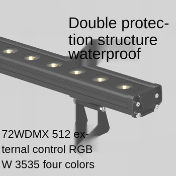 Structural-Glue-Double-Waterproof-Wall-Washing-Lamp-36W48W72WDMX512-External-Control-DC24V-Subordinate-Lamp-IP66-Waterproof