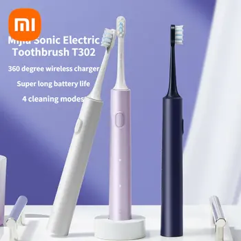 2022 Xiaomi Mijia Звуковая Электрическая Зубная Щетка T302 Бытовая Водонепроницаемая Перезаряжаемая Студенческая Зубная Щетка С Мягкой Насадкой для Дома