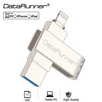 DataRunner USB Флэш-накопитель 32 ГБ Флеш-накопитель 16 ГБ 64 ГБ USB-накопитель 3,0 128 ГБ флэш-диск Флешки для iPhone 14 Pro/13/12/11/ XS Max