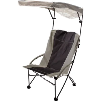 Складной стул Pro Comfort с высокой спинкой-коричневый/черный