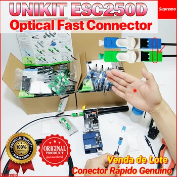 100% Авторизованный подлинный UNIKIT ESC250D SC APC/UPC, монтируемый в полевых условиях оптоволоконный разъем FTTH drop cable Pixian fast coupler