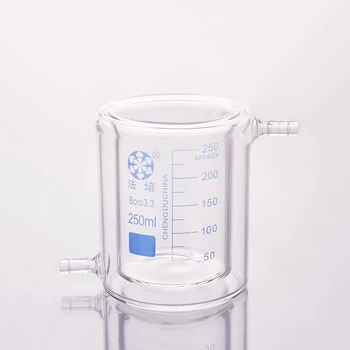 Двухъярусный стакан, вместимостью 250 мл, с метками, двухслойная морозильная камера, бутылка для фотокаталитической реакции