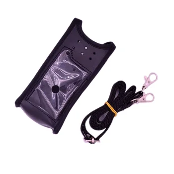 Двусторонняя радиостанция TYT HAM, кожаный мягкий чехол-кобура с нейлоновым ремешком для портативной рации MD2017 MD-2017, защитная сумка, аксессуар