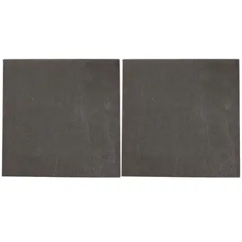 2 шт. Лист из высокочистого углеродистого графита 100 × 100 × 2 мм, Электродная пластина, Анодная панель