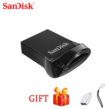 100% SanDisk CZ430 USB Флэш-накопитель mini USB Pen Drive 64 ГБ 16 ГБ USB 3,1 До 130 МБ/с. Флешка USB 3,0 USB-накопитель 32 ГБ 128 ГБ 256 Г