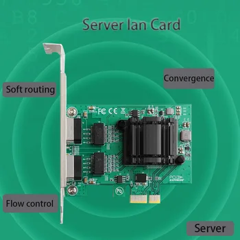 Сетевой адаптер RJ-45 PCI-E Gigabit Network Card Адаптер игровой карты PCI-E игровые адаптивные компьютерные аксессуары Fast Ethernet 1000 Мбит/с