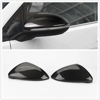 Крышка наружного зеркала автомобиля из углеродного волокна, крышка корпуса заднего вида Для Volkswagen VW Golf MK7 GTI TSI 2014-2018